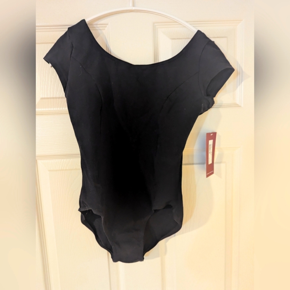 Mirella Leotard. Black. Size Large. NWT